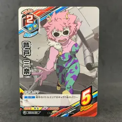 My Hero Academia MINA ASHIDO Japanese Battle Tag Card Game Takara Tomy - Image 4