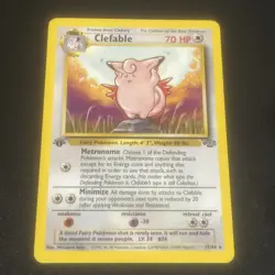 Clefable 17/64 1st Edition Jungle Set Non-Holo Pokemon Card - Image 1