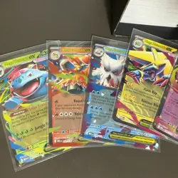 Pokemon Mega Evo Bulk-500+ Cards - C/UC/Holos/Reverse Holos/R + 10 Mega EX Cards - Image 2