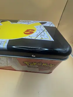 POKEMAN Trading Card Game 25th Anniversary EMPTY Tin/Lunch Box - NO CARDS INSIDE - Image 3