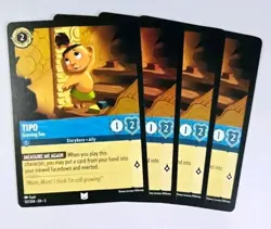 X4 Tipo Growing Son 157/204 Playset 4 cards - Shimmering Skies Lorcana - Image 1