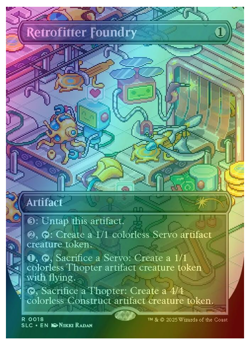 Retrofitter Foundry - Foil Secret Lair Countdown Kit - Image 1