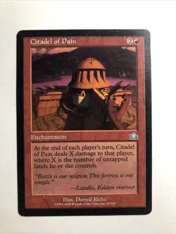 Citadel of Pain - Prophecy LP (Check Pics) MTG TCG #86 - Image 1