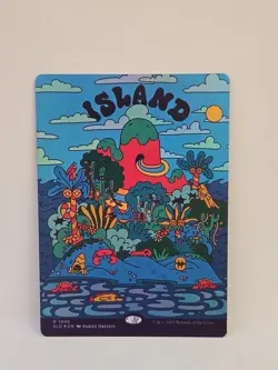 Island Flower Power Rainbow Foil Secret Lair Drop 1946 Magic The Gathering - Image 1
