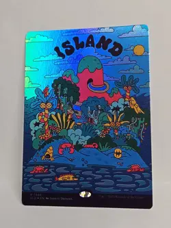 Island Flower Power Rainbow Foil Secret Lair Drop 1946 Magic The Gathering - Image 3