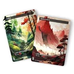 Anime Watercolor Dual Lands Bundle - Set of 10 Playtest for Magic Commander - Image 2