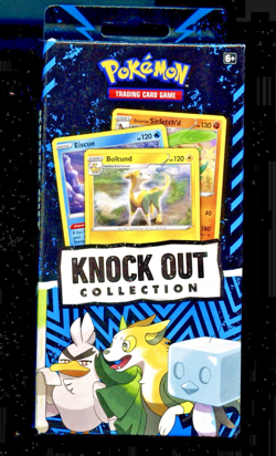 Pokemon TCG KNOCK OUT Collection (Boltund) SEALED - 2 Booster Packs + 3 Promos - Image 1