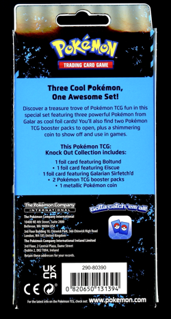 Pokemon TCG KNOCK OUT Collection (Boltund) SEALED - 2 Booster Packs + 3 Promos - Image 2