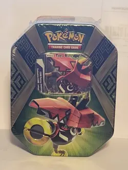 New Pokemon TCG Tin- Tapu Bulu GX Island Guardians 2017 Factory Sealed Vintage - Image 1