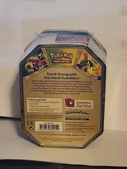 New Pokemon TCG Tin- Tapu Bulu GX Island Guardians 2017 Factory Sealed Vintage - Image 3