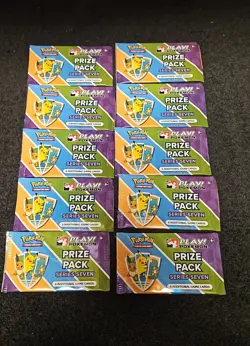 PLAY POKEMON LOT OF (10) SERIES 7 PRIZE PACK SEALED Visit My eBay Store - Image 1