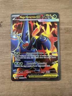 Mega Heracross EX 108/094 - Ultra Rare - Phantasmal Flames - Pokemon TCG - Image 1
