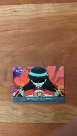 2000 Pokemon TV Animation Series 2 #EP23 Haunter vs. Kadabra Blue Logo NM - Image 1