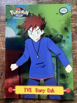 1999 Topps Pokemon TV Animation Holo Foil #TV8 Gary Oak - Image 1