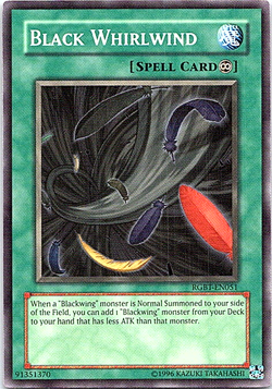 Black Whirlwind RGBT-EN051 Yu-Gi-Oh! Card Light Play Unlimited - Image 1