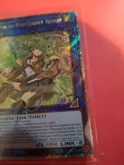 Yu-Gi-Oh! Wynn the Wind Charmer, Verdant RA03-EN045 Platinum Secret Rare 1st NM - Image 2
