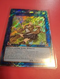 Yu-Gi-Oh! Wynn the Wind Charmer, Verdant RA03-EN045 Platinum Secret Rare 1st NM - Image 3