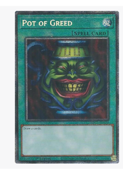Pot of Greed - MP25-EN050 - Starlight Rare YuGiOh - Image 1