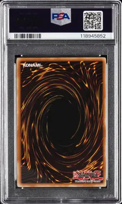 2005 YU-GI-OH! ELEMENTAL ENERGY 1ST ED BRRON, MAD KING OF DARK WORLD PSA 8 - Image 2