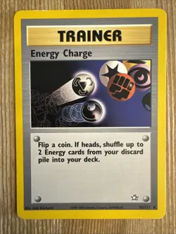 Energy Charge 85/111 - Pokemon TCG Neo Genesis Unlimited Rare Card WOTC LP - Image 1