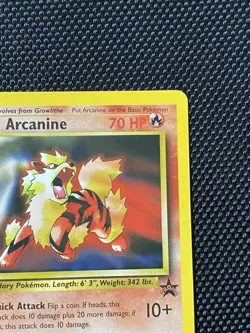 Black Star Promo Arcanine #6 Pokemon Card WOTC Rare 1999 NM #1 - Image 3
