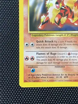 Black Star Promo Arcanine #6 Pokemon Card WOTC Rare 1999 NM #1 - Image 5