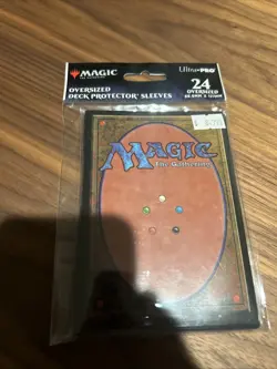 Ultra Pro Magic The Gathering Oversized Deck Protector Sleeves Classic Card Back - Image 1