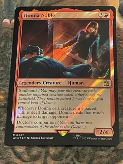 MTG - 1x Donna Noble - Surge Foil / Doctor Who NM - Image 1