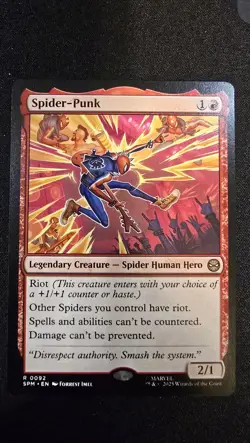 Spider-Punk R Marvel's Spider-Man 92 NM - Image 1