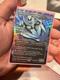 Spectacular Spider-Man (0241) (Borderless) (Textured Foil) Pack Fresh NM - Image 1