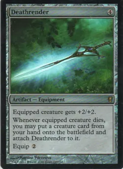 MTG: Conspiracy: Foil Deathrender: Lightly Played Condition - Image 1