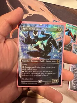 MTG - Spectacular Spider-Man - 0235 - Borderless - Textured Foil - NM/MT - Image 1