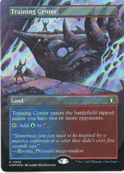 MTG: Commander Masters: Foil Borderless Training Center: LP Condition - Image 1