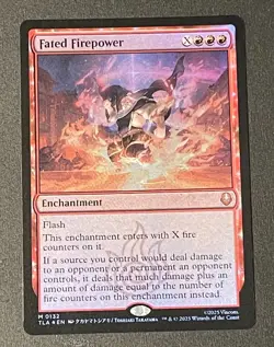 Fated Firepower, Foil MTG, Avatar: The Last Airbender, Magic the Gathering, 132 - Image 1