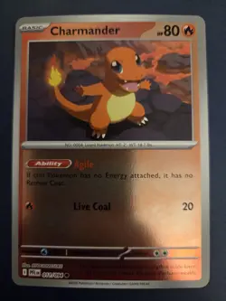 CHARMANDER 011/094 PHANTASMAL FLAMES 2025 ME02 REVERSE HOLO POKEMON - Image 1