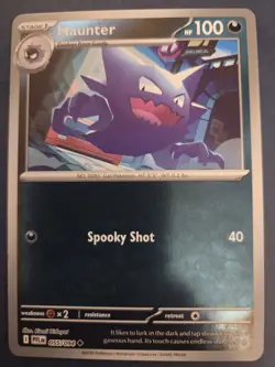 HAUNTER 055/094 PHANTASMAL FLAMES 2025 ME02 REVERSE HOLO POKEMON - Image 1