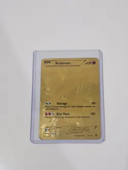 114/113 Reshiram Legendary Treasures Gold Full Art - NM Pokemon TCG - Image 3