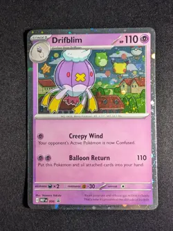 Pokemon Drifblim MVP 006 Black Star Promo Mega Evolution (Swirl) NM - Image 1