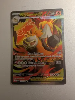 Mega Camerupt EX - 156/132 - Mega Evolution - Ultra Rare - Pokemon TCG - Image 1