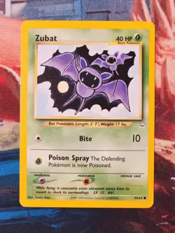 Zubat 59/64 Neo Revelation Unlimited Edition Pokemon TCG WOTC - Image 5