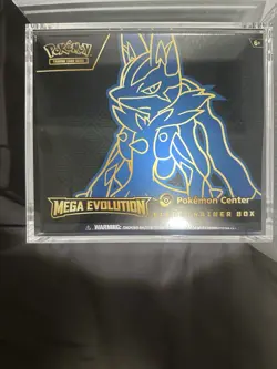 Pokemon TCG Mega Evolution Lucario Pokemon Center Elite Trainer Box - Image 1