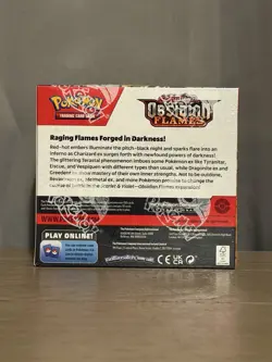 Pokemon TCG Obsidian Flames Booster Box (36 Booster Packs) FACTORY SEALED NEW - Image 3