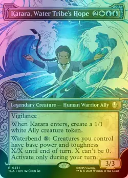 Katara, Water Tribe's Hope - Showcase Foil - Avatar: The Last Airbender - TLA R - Image 1
