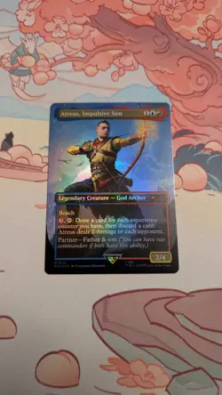 1x Atreus, Impulsive Son, Foil, Secret Lair, Magic MTG NM - Image 1
