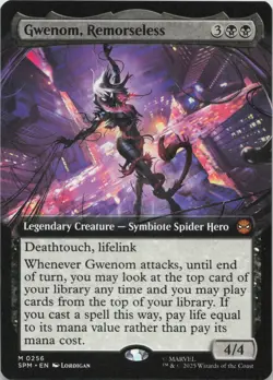 Gwenom, Remorseless (Extended Art) M Marvel's Spider-Man 256 NM MTG - Image 1