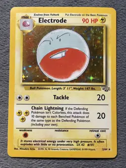 Electrode 2/64 Jungle Pokemon Card 1999 Vintage Rare Holo - Image 1