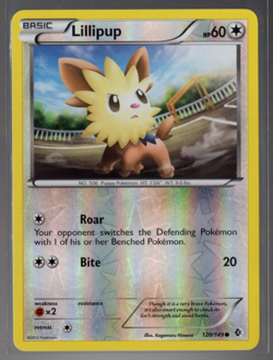 Lillipup 120/149 Reverse Holo Common Boundaries Crossed Pokemon TCG Near Mint - Image 1