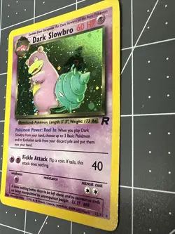 Pokemon TCG Dark Slowbro Team Rocket Unlimited 12/82 Holo Rare EX - Image 3