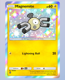 Magnemite Shiny 1?, Pokemon TCG Pocket, Wisdom of Sea and Sky, English - Image 1