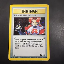 Pokemon Vintage Team Rocket’s Sneak Attack Holo 16/82 WotC - Image 1